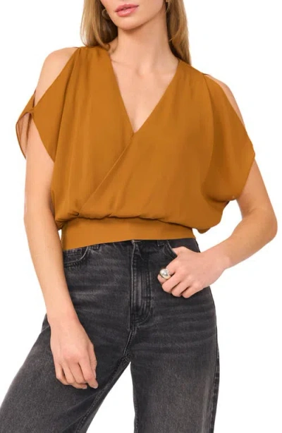 1.STATE 1.STATE DRAPE COLD SHOULDER TOP