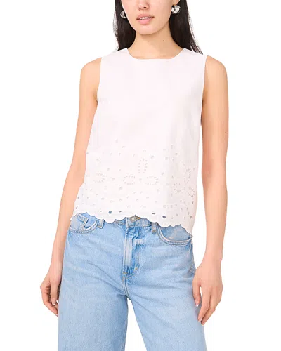 1.STATE SLEEVELESS EMBROIDERED BLOUSE