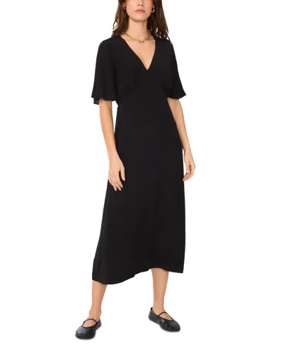1.STATE WOMEN'S SPAGHETTI STRAP V-NECK MAXI DRESS