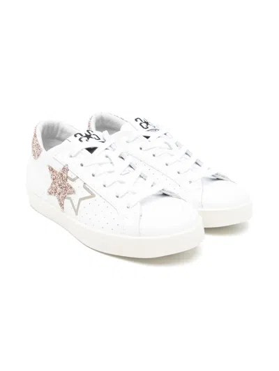 2 STAR LEATHER SNEAKERS