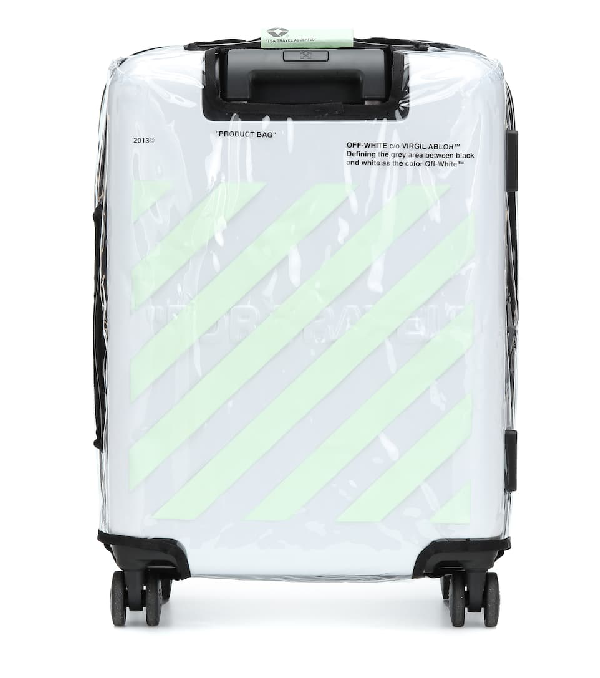 off white for travel suitcase