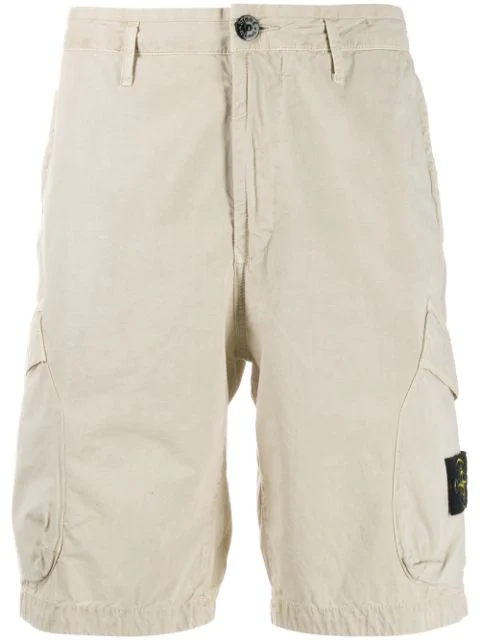 stone island cargo shorts khaki