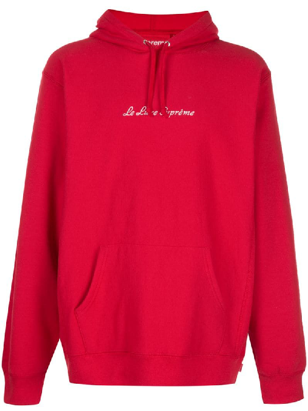 le luxe hooded sweatshirt supreme