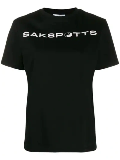 SAKS POTTS LOGO PRINT T-SHIRT