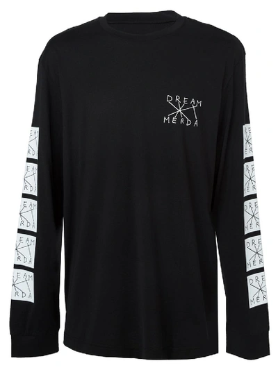 NICO VASCELLARI DREAM MERDA LONG SLEEVE T-SHIRT BLACK