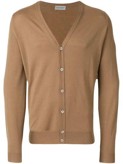 JOHN SMEDLEY V-NECK CARDIGAN