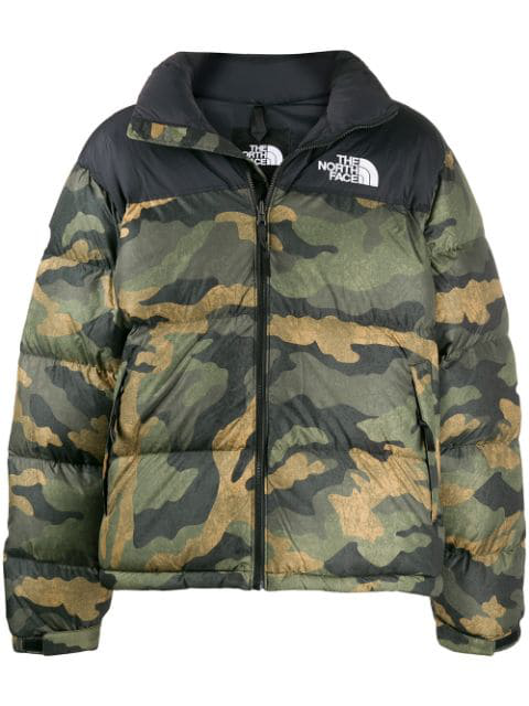 the north face 1996 retro nuptse jacket camo