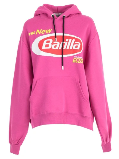 GCDS SWEATSHIRT BARILLA W/HOOD