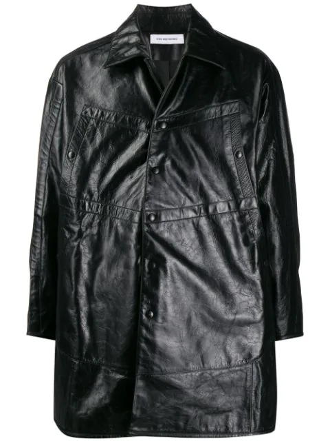 近日処分値下可能 Kiko Kostadinov Leather Coat
