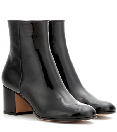 GIANVITO ROSSI Mytheresa.Com Exclusive Patent-Leather Ankle Boots