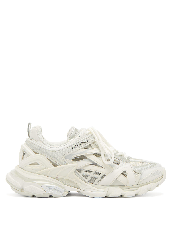 Balenciaga Track Nylon Mesh And Rubber Sneakers Lyst