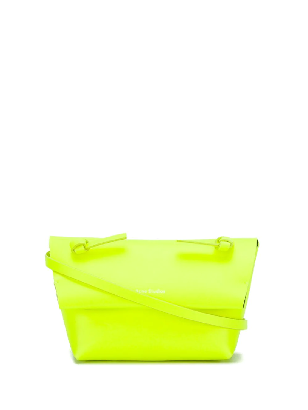 neon green mini purse