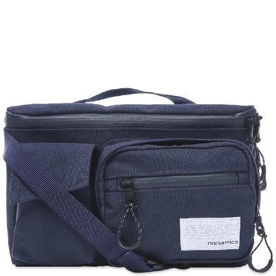 Shop Nanamica Waist Bag In Blue