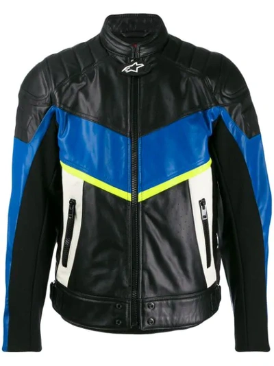 DIESEL X ALPINESTARS ASTARS-LDUE BIKER JACKET
