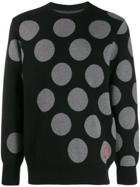 Shop Raeburn Polka Dot Jumper In Black