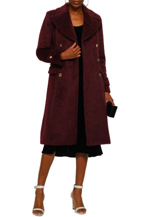 michael kors burgundy coat