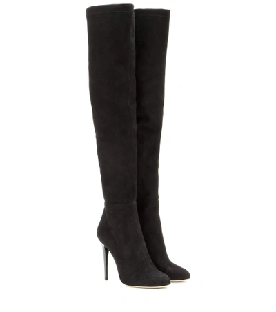 JIMMY CHOO Turner Suede Over-The-Knee Boots