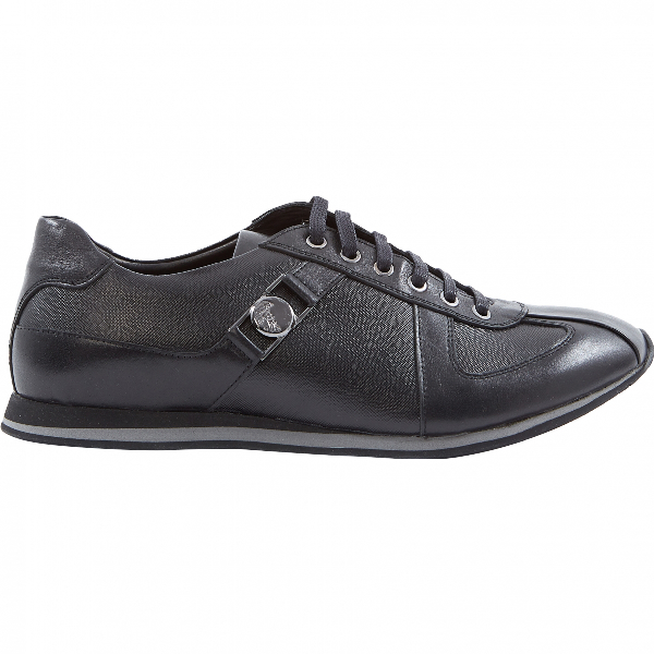 versace leather trainers