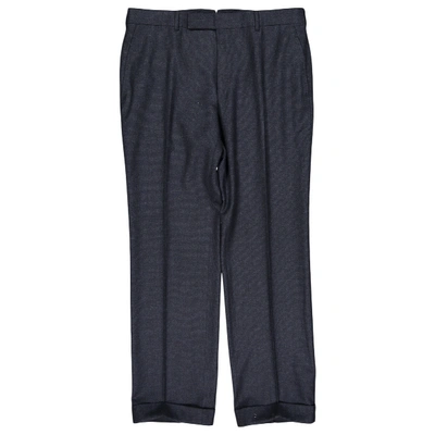 TOM FORD NAVY WOOL TROUSERS