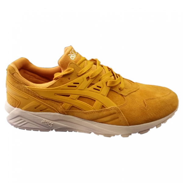 yellow asics trainers