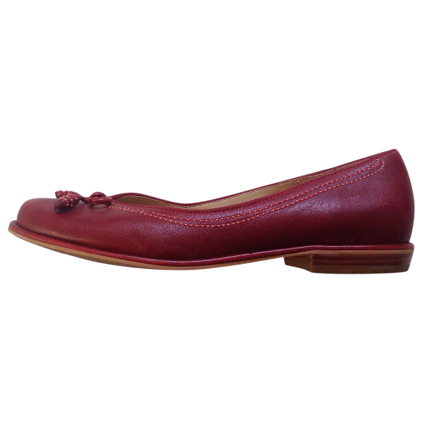 clarks leather ballet flats