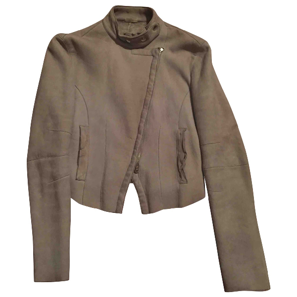 armani collezioni suede jacket