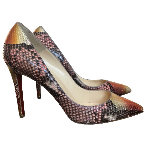 louboutin python heels