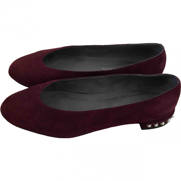 burgundy ballet flats