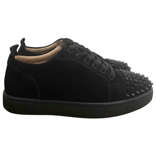 black suede trainers