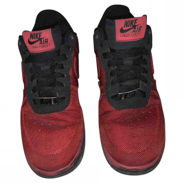 air force 1 red leather