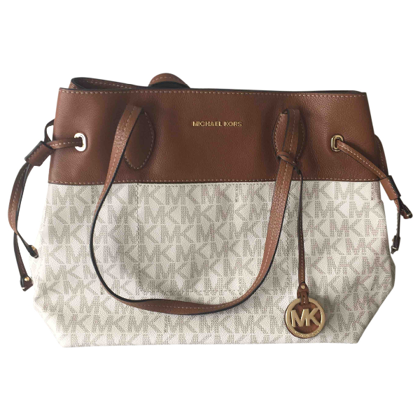 camel michael kors handbag