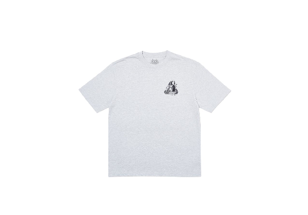 Shop Palace U Figure T-Shirt Grey Marl