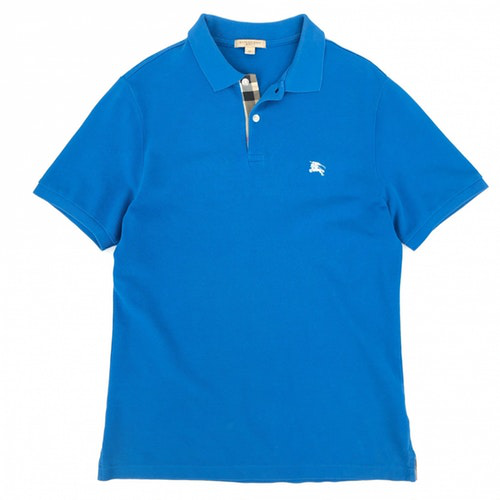 burberry blue polo shirt