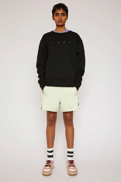 ACNE STUDIOS Animal-pin sweatshirt Black