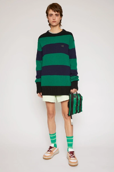 Acne Studios Oversized Striped Sweater Black/multi