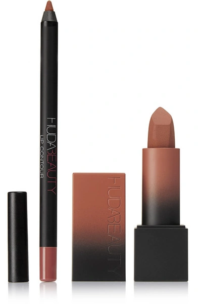 HUDA BEAUTY THROWBACK LIP KIT - BOARD MEETING & H.B.I.C