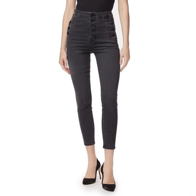 J BRAND NATASHA SKY-HIGH CROPPED SUPER SKINNY JEANS - VANE