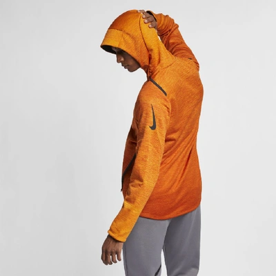 Shop Nike Therma Sphere Premium Men s Training Jacket In Campfire Orange