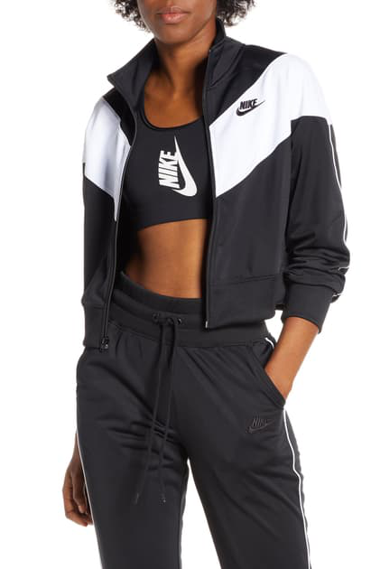 nike sportswear cropped track jacket