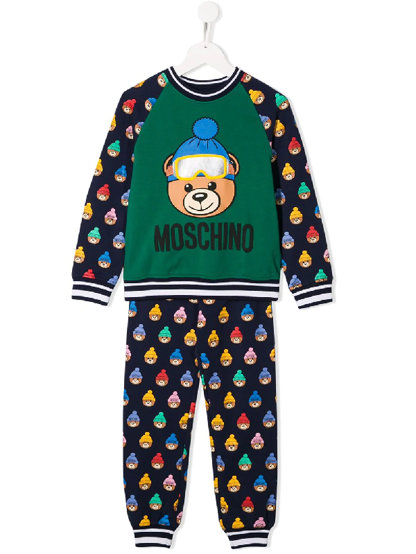 moschino sweat suit