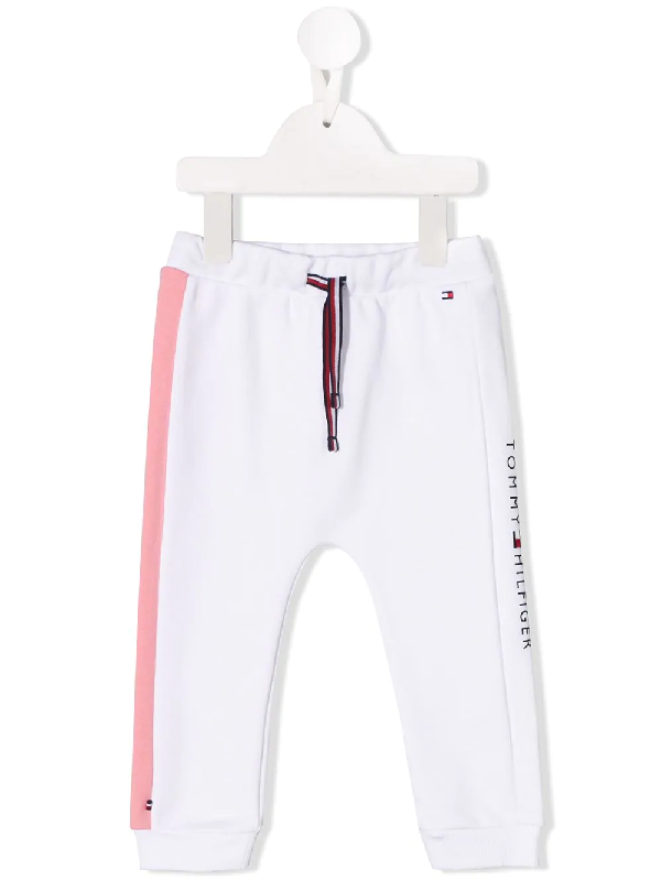 white tommy hilfiger joggers