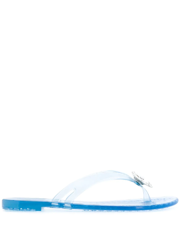 casadei jelly flip flops