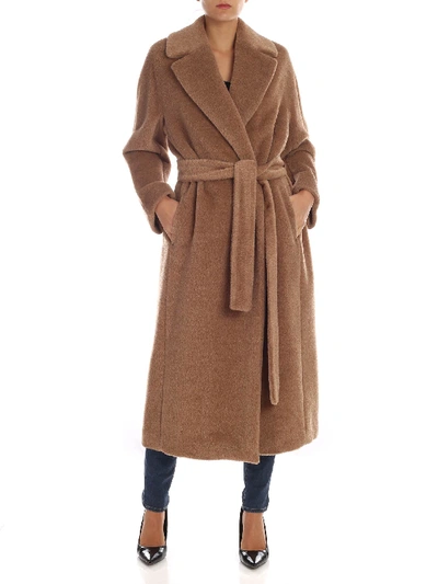 MAX MARA ELVY COAT IN CAMEL COLOR