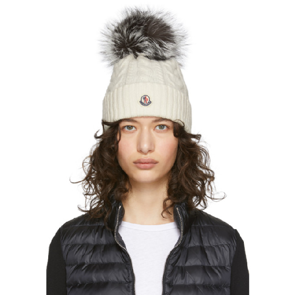 moncler beanie with pom pom