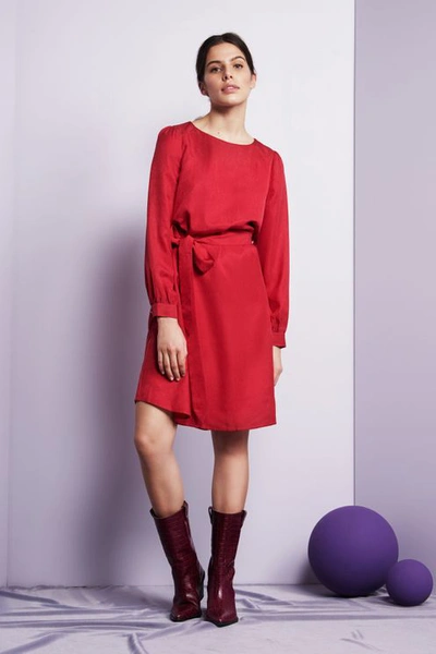 FABIENNE CHAPOT HELEN ANN DRESS RED