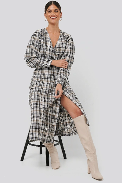jersey ghost dress Jersey Strappy Dress With Twist Front Ivory Tower Tales