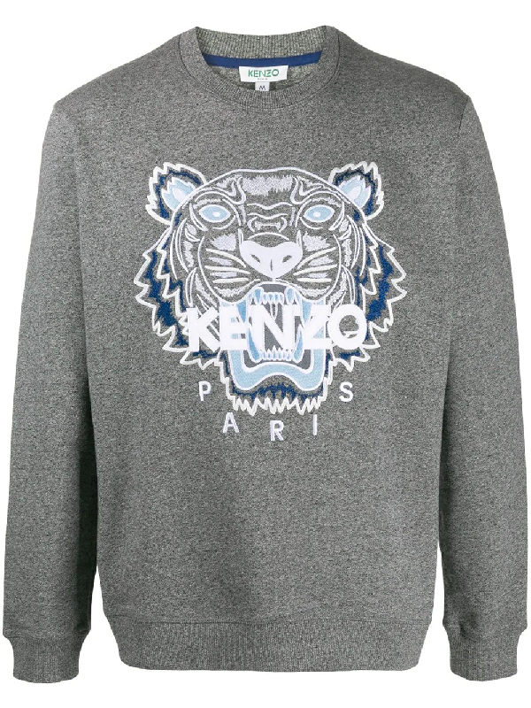 kenzo tiger embroidered t shirt