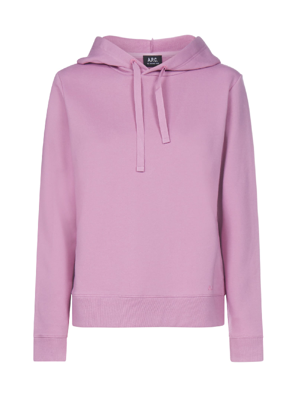 Shop A.P.C. Erin Hoodie In Rose