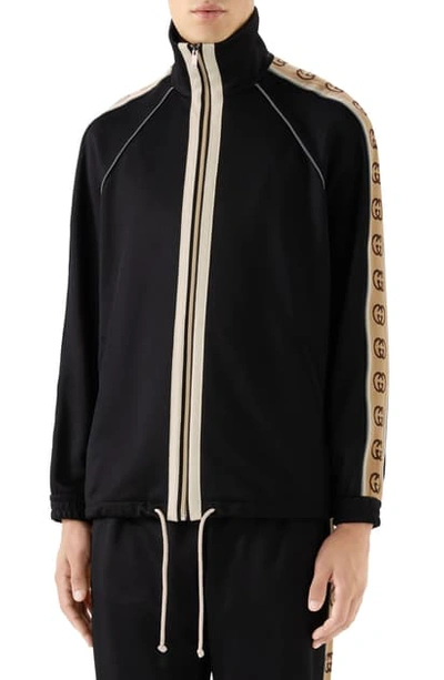 GUCCI OVERSIZE TECHNICAL JERSEY JACKET