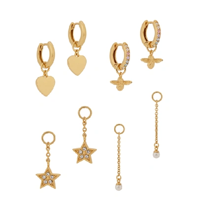 OLIVIA BURTON HOUSE OF HUGGIES GOLD-PLATED HOOP EARRINGS GIFT SET
